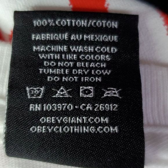 NWT - OBEY Screaming Lips Salvage Cotton Tee - Picture 6 of 6